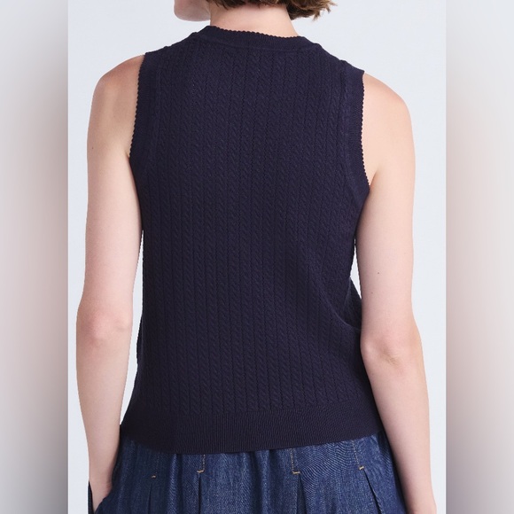 Free Assembly Cozy Yarn Cable Sweater Shell - Picture 2 of 2